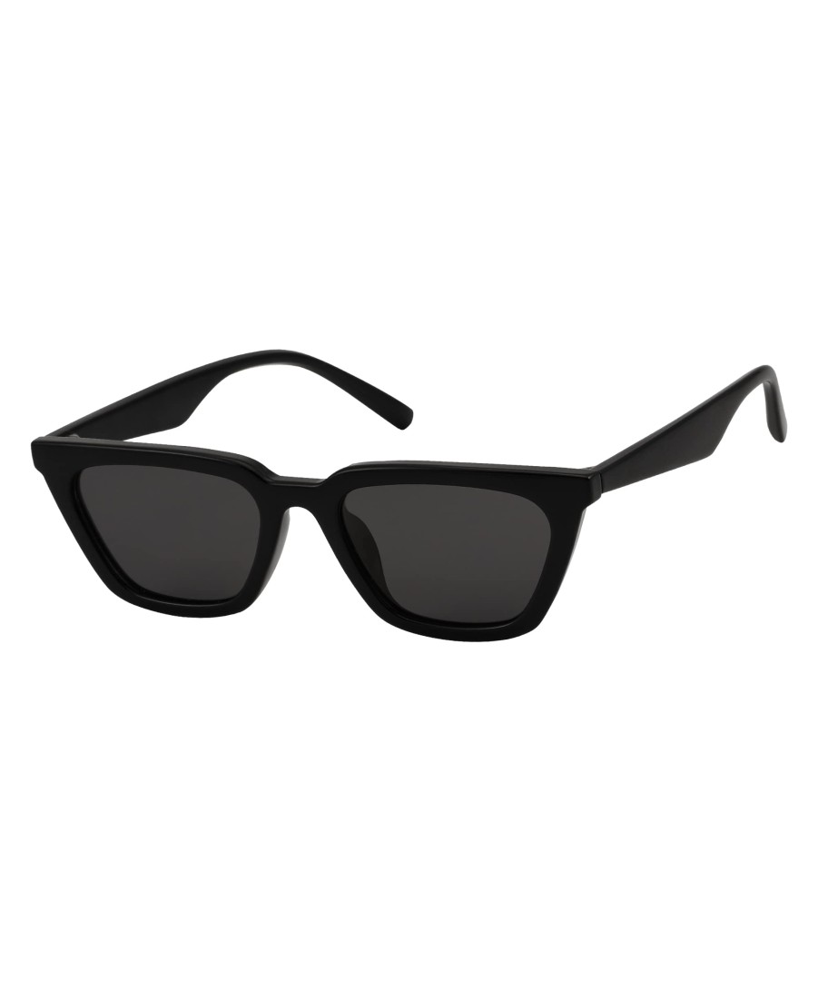 Women's Polarized Fashion Square Cat-Eye Small Frame Sunglasses