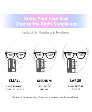 Women's Polarized Small Frame Square Protective Cat-Eye Sunglasses