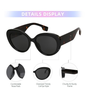 Retro Round Polarized Sunglasses